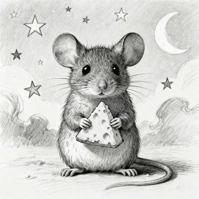 Drawing Of A Mouse - AI Generated Art gallery