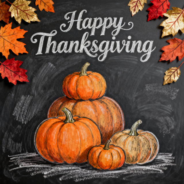 Thanksgiving Chalkboard Art gallery
