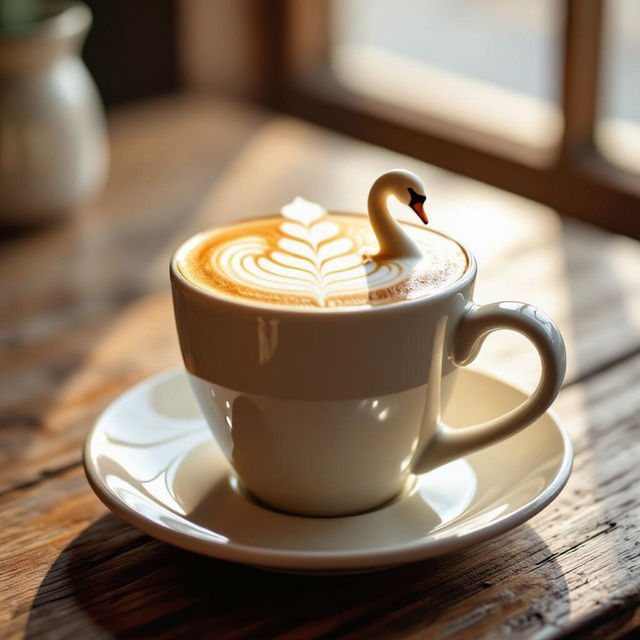 Latte Art Designs - AI Generated gallery