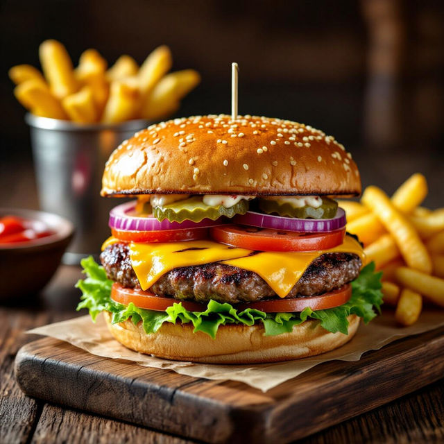 Burger Pictures - Made With AI gallery