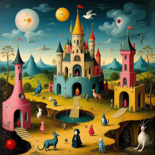 Hieronymus Bosch Art - AI Generated gallery