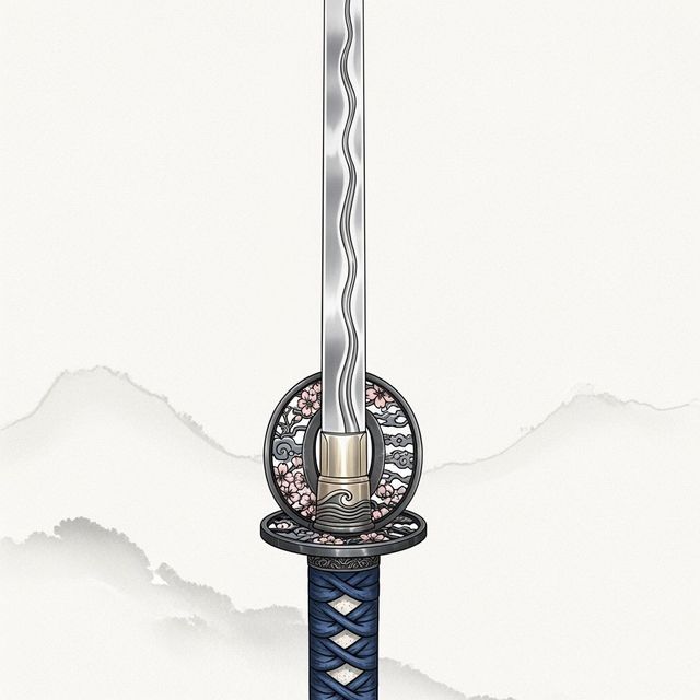 Stunning Katana Drawings Created with AI gallery