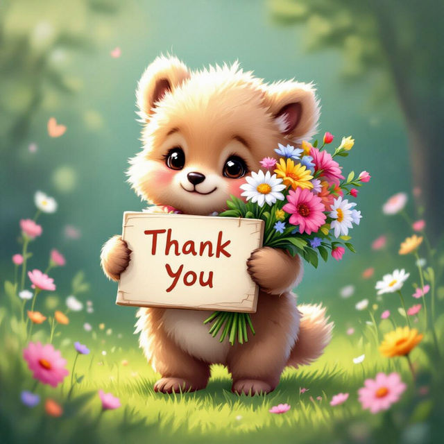 Cute Thank You Images - Made With AI gallery
