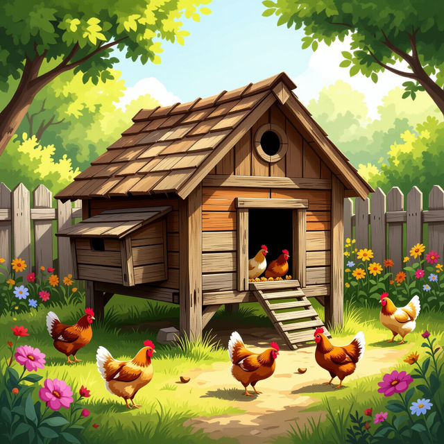 Chicken Coop Images - AI Generated gallery