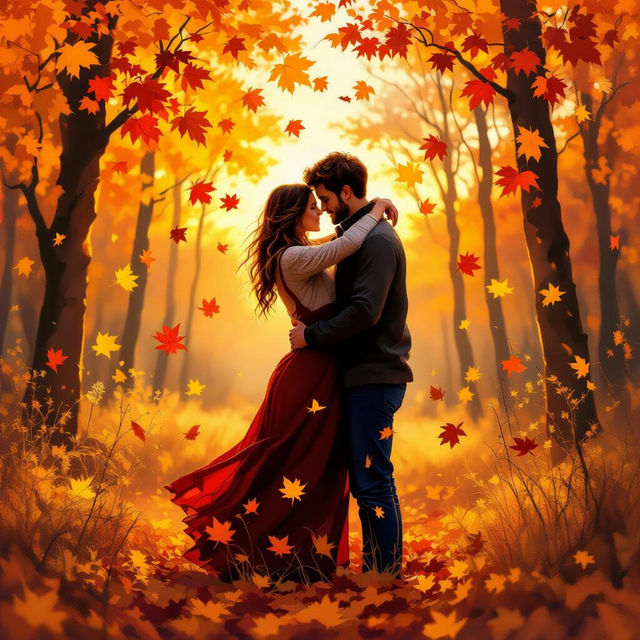Romantic Fall Couple Pictures gallery