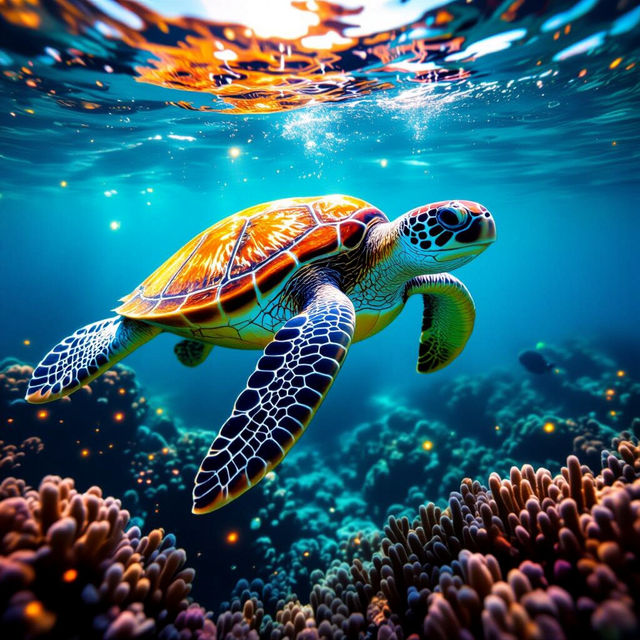 Sea Turtle Wall Art gallery