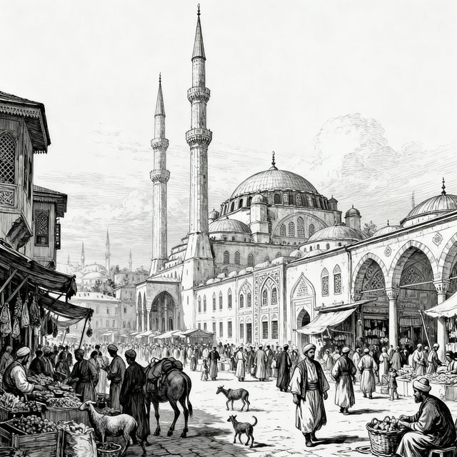 Ottoman Empire Drawings - AI Generated Art gallery