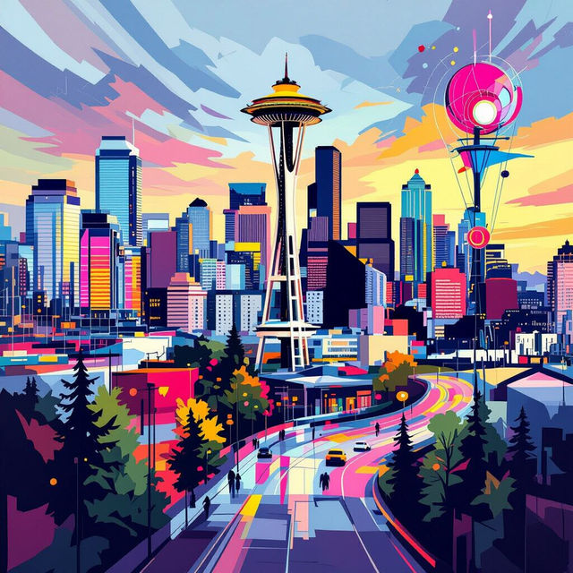 Seattle Art Fair 2024 Inspired Art gallery