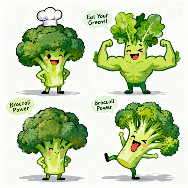 Broccoli Clip Art - Made With AI gallery