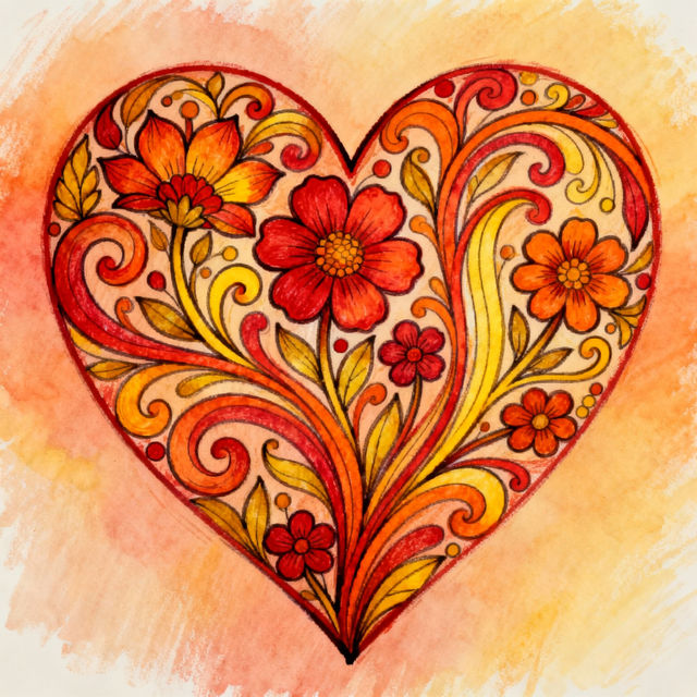 Drawing Of Hearts gallery