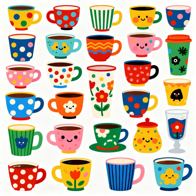 Cup Clip Art - Made With AI gallery