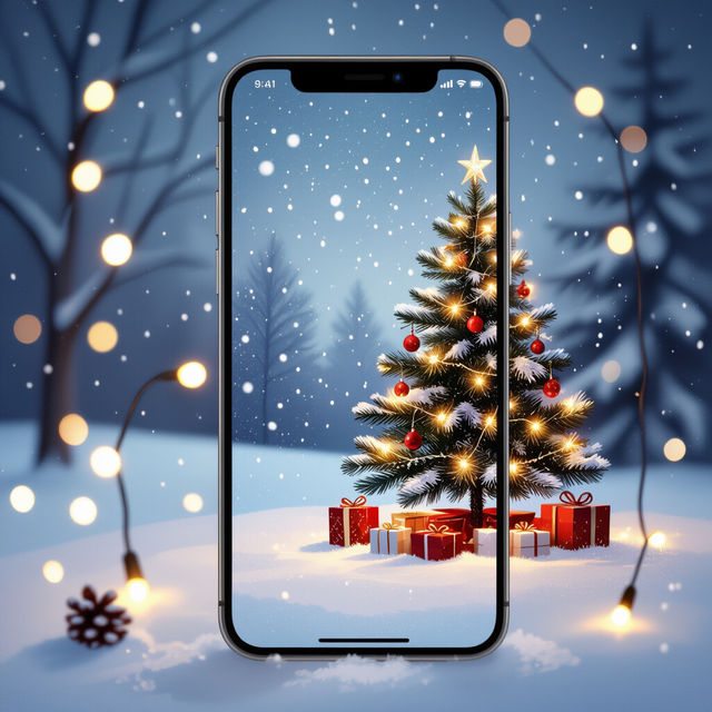 Aesthetic Christmas Wallpapers for iPhone gallery