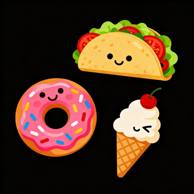 Snack Drawings - Made With AI gallery