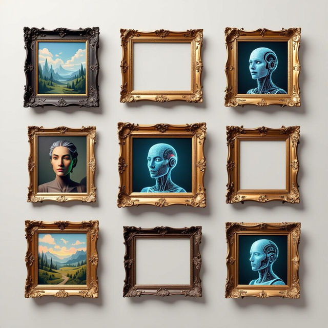 Horizontal Picture Frames - AI Generated gallery