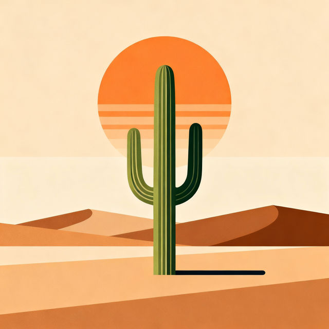 Easy Desert Drawings - Made With AI gallery