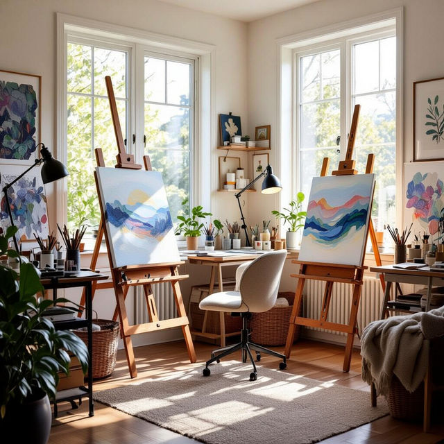 Home Art Studio Ideas gallery