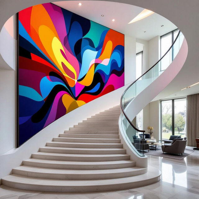 Large Wall Art For Staircase gallery