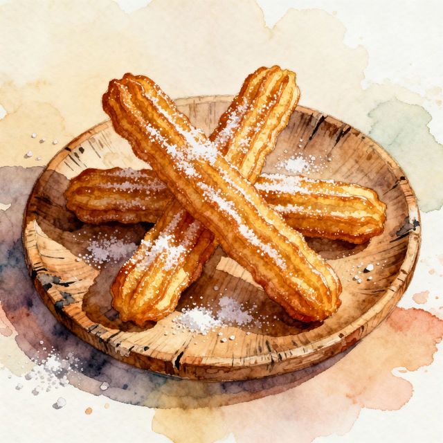 Churros Drawings - AI Art gallery