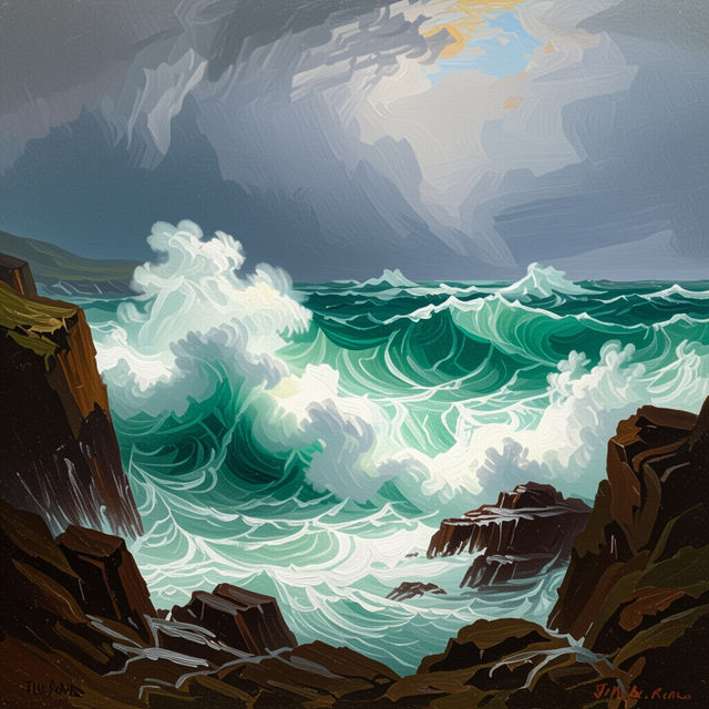 AI-Generated Oil Art gallery