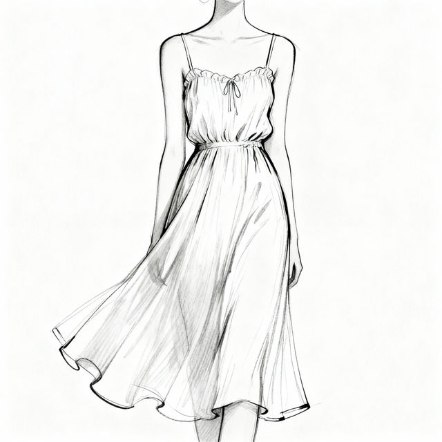 Easy Dress Drawing gallery