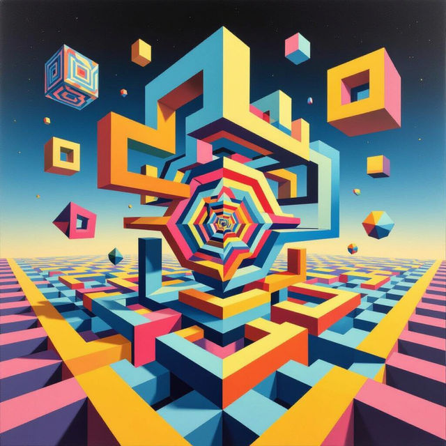 3D Illusion Art - Created with AI gallery