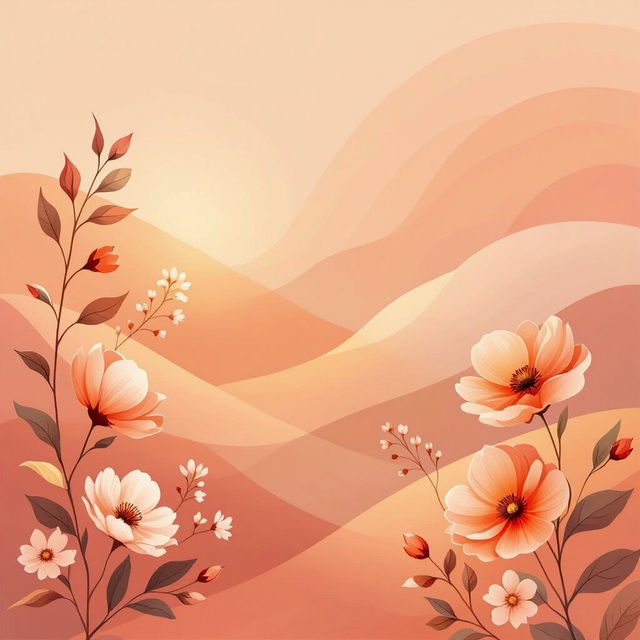 Peach Aesthetic Wallpapers - AI Generated gallery