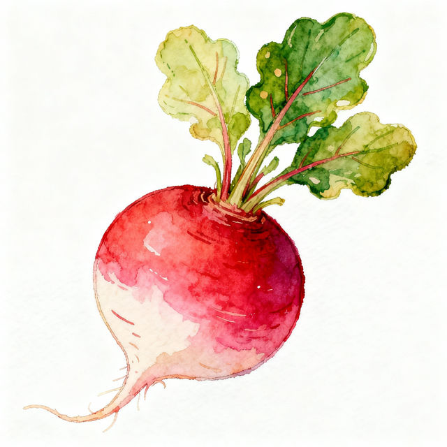 Radish Drawings - Made With AI gallery