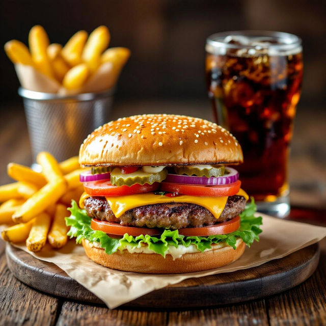 Fast Food Images - Created With AI gallery