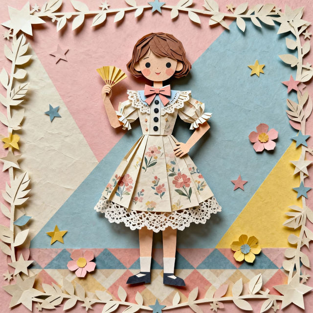 Paper Doll Drawing - Create Yours With AI gallery