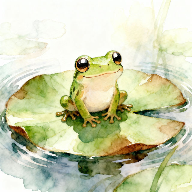 Small Frog Drawings gallery