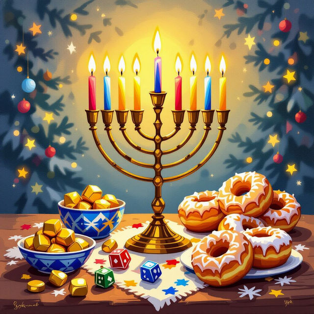 Happy Hanukkah Images - Free AI Creations gallery