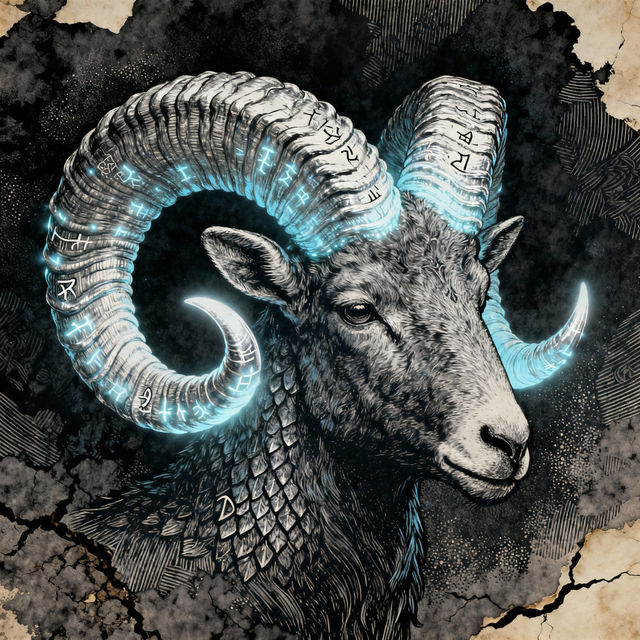Ram Horns Drawings - AI Generated gallery