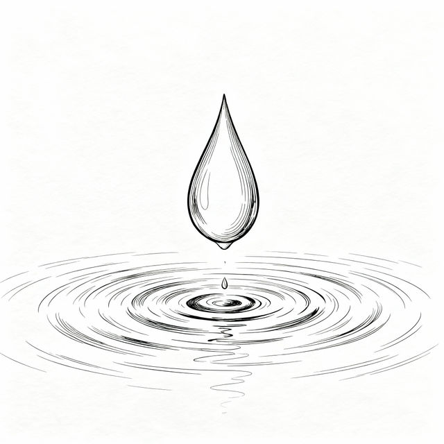 Water Drop Drawings gallery