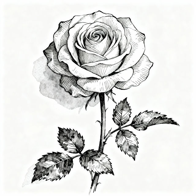 Flower Drawings - Made With AI gallery