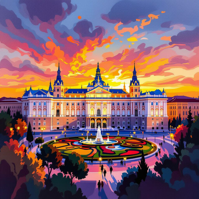 Pictures of Madrid - AI Generated gallery