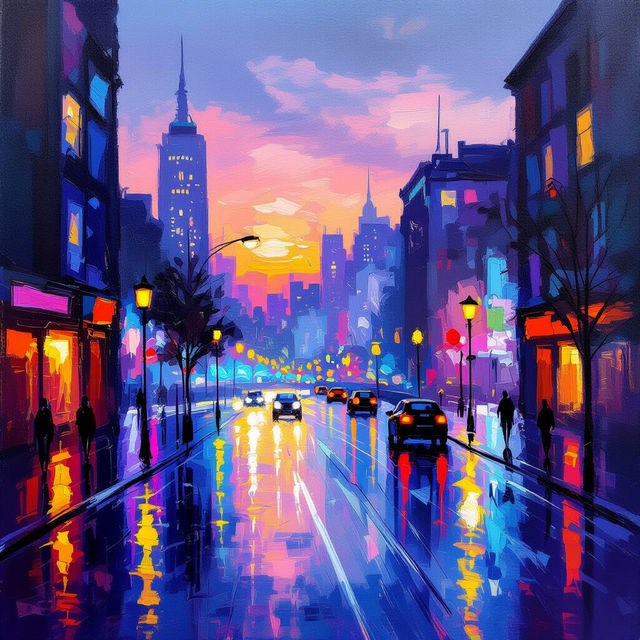 Art Cityscapes - AI Generated gallery