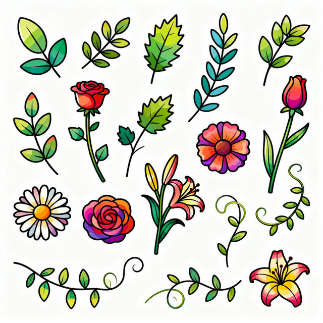 Stem Clip Art - Made With AI gallery