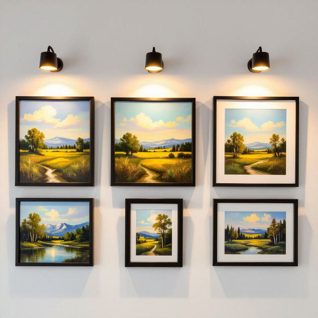 Battery Operated Picture Lights gallery