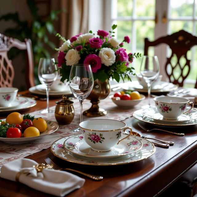 AI Generated Table Images gallery