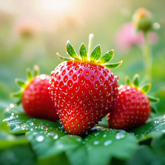 Delightful Strawberry Wallpaper Creations gallery