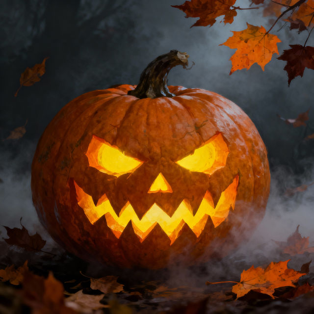 Scary Pumpkin Drawings - Made With AI gallery