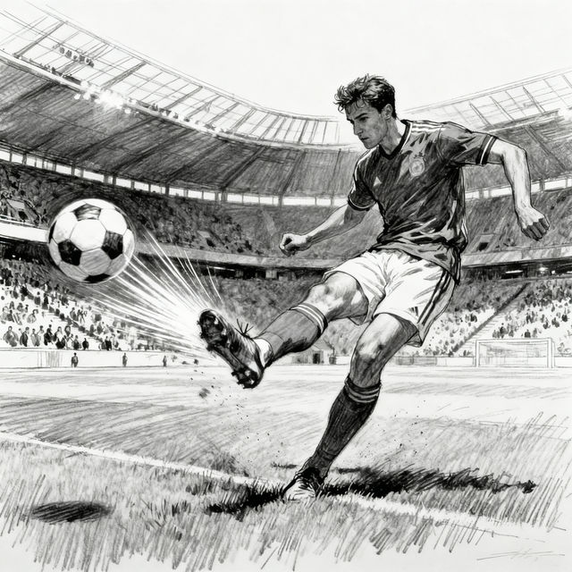 Football Ball Drawings - AI Generated gallery