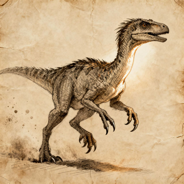 Raptor Drawings - AI Generated gallery