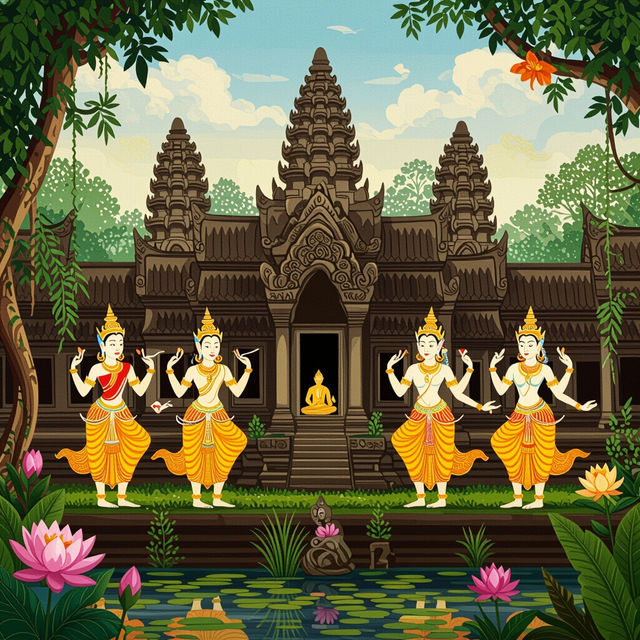 Cambodian Art - Made With AI gallery