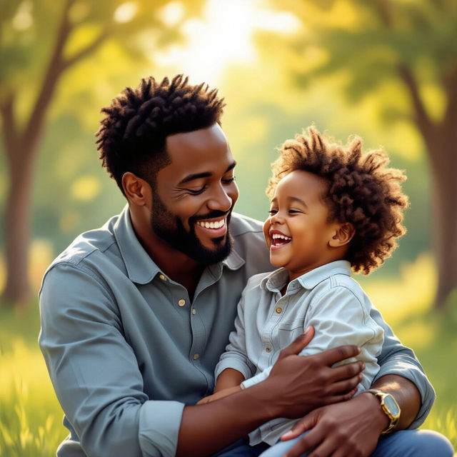 Black Fathers Day Images - Celebrate Dad with AI gallery
