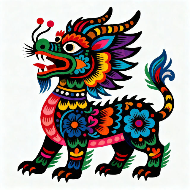 Alebrijes Drawing - Made With AI gallery