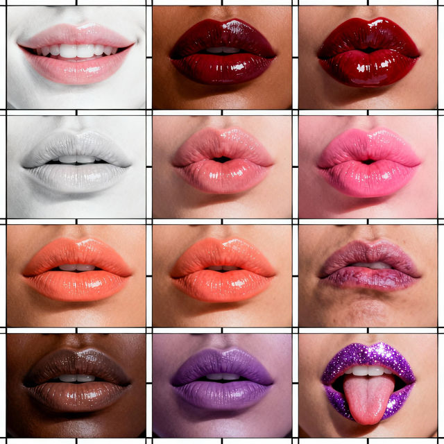Lips Drawing Reference - AI Generated gallery