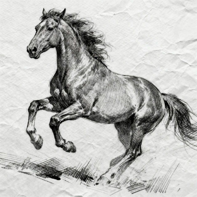 Horse Sketch Art gallery