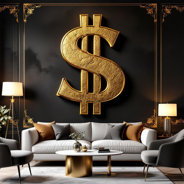 Money Sign Suede Wallpaper gallery
