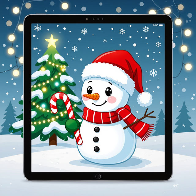 Cute Christmas Wallpaper iPad gallery